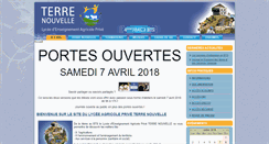 Desktop Screenshot of lycee-terrenouvelle.fr