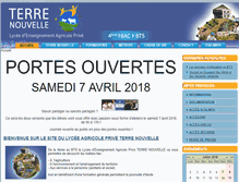 Tablet Screenshot of lycee-terrenouvelle.fr